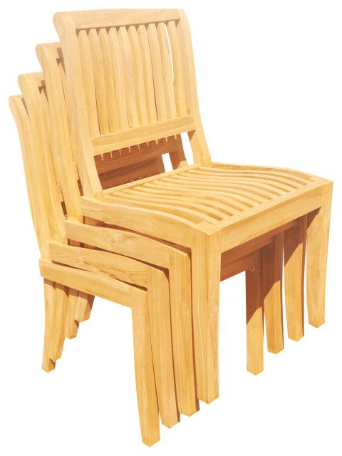 7-Piece Teak Dining Set, 94&amp;quot; Ext Oval, 6 Arbor Stacking Arm/Armless ... with 7-Piece Teak Dining Set, 94&amp;quot; Ext Oval, 6 Arbor Stacking Arm/Armless Chairs
