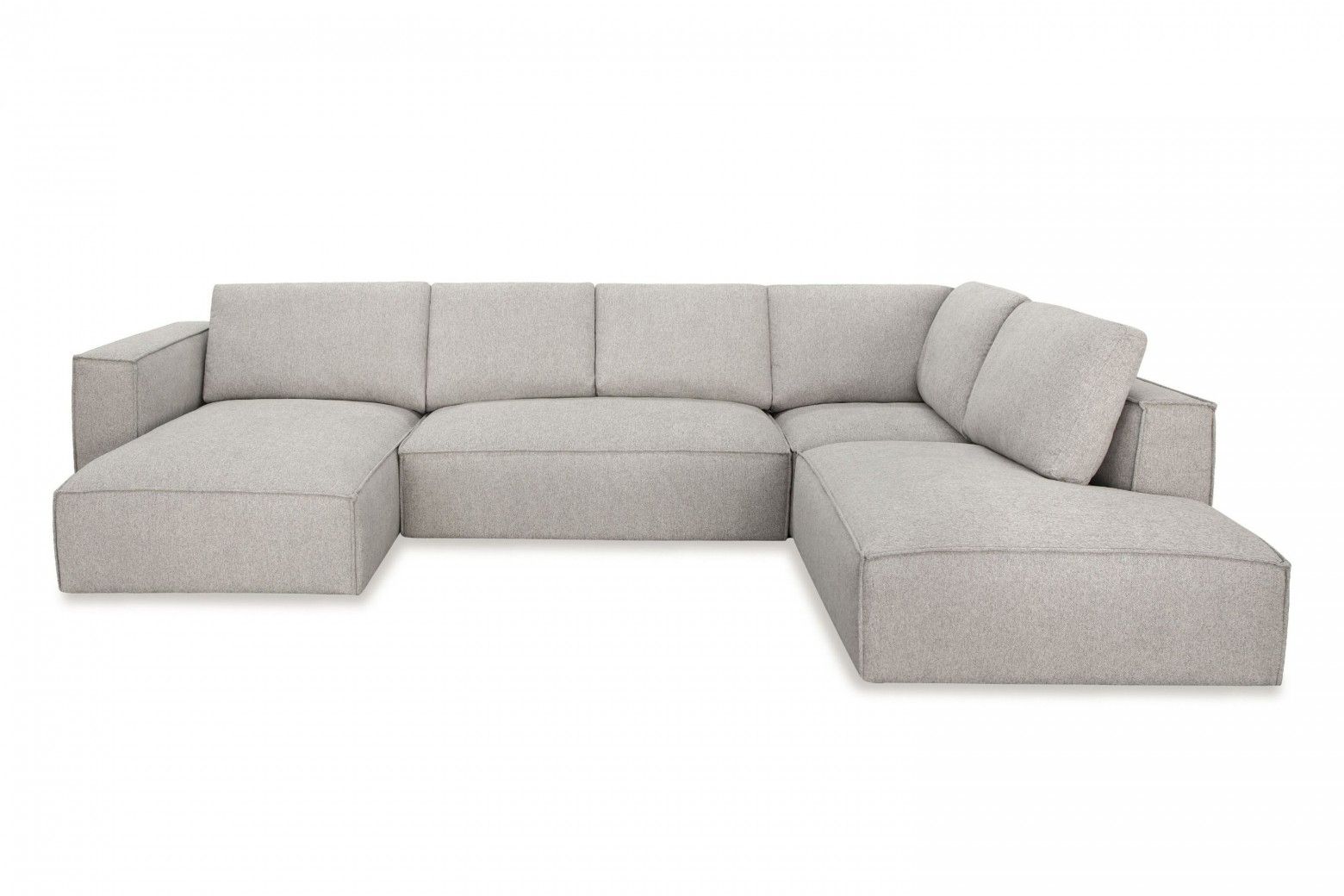 82029 Divani Casa Lulu - Modern Light Grey Fabric Modular Sectional ... for Transform Your Living Space with a Versatile Sectional