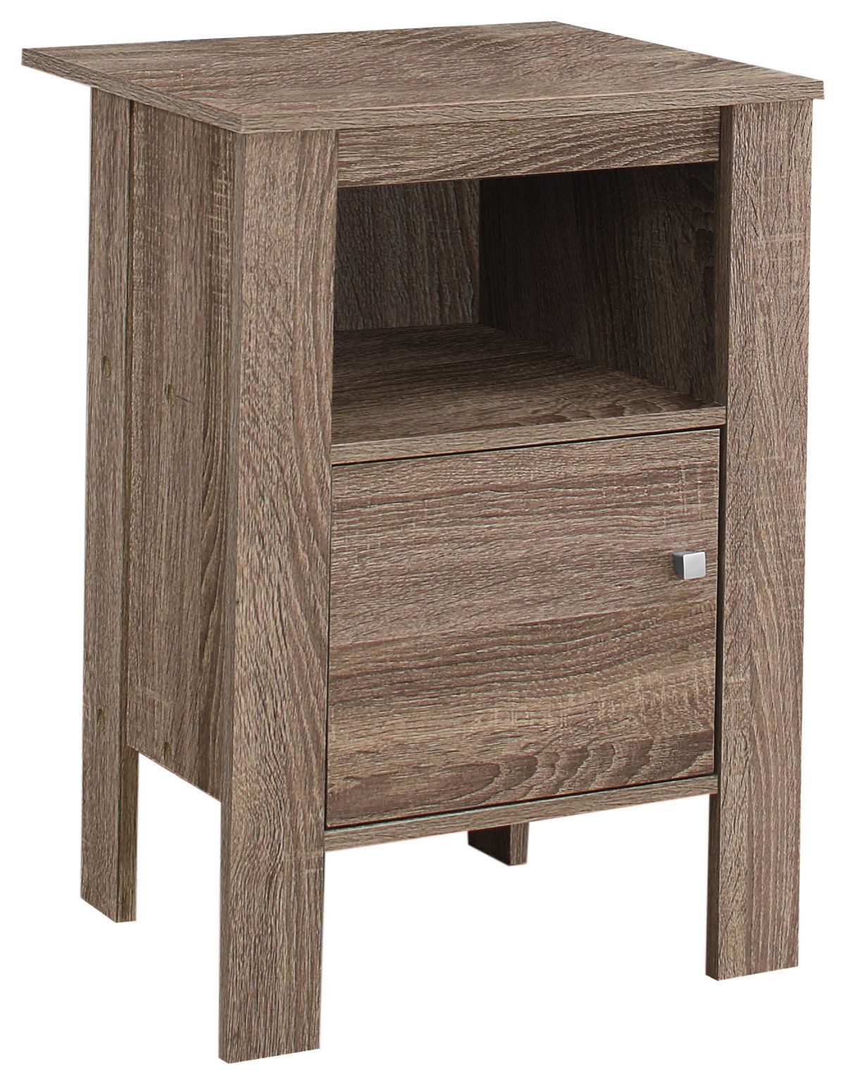 Accent Table, Side, End, Nightstand, Lamp, Storage, Bedroom, Laminate ... in The Enduring Charm of Brown Accent Tables Elevating Your Home Decor