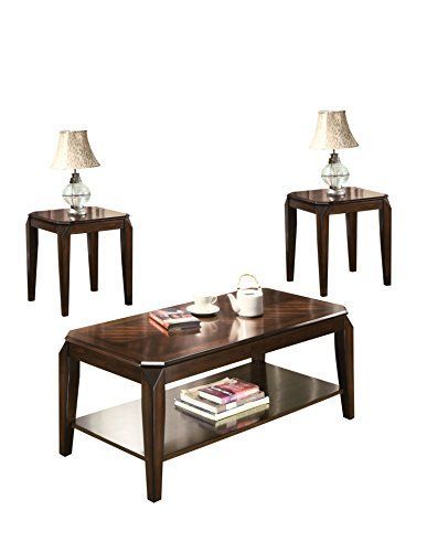 Acme Docila 3 Piece Wooden Coffee Table Set In Walnut | Living Room Table Sets, Coffee Table ... with Are ACME Docila 3PC Packs Right for Your Living Room A Guide
