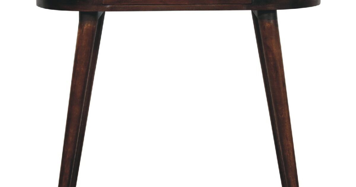 Albion Light Walnut Console Table - Glasstone Furniture for Albion Chestnut Console