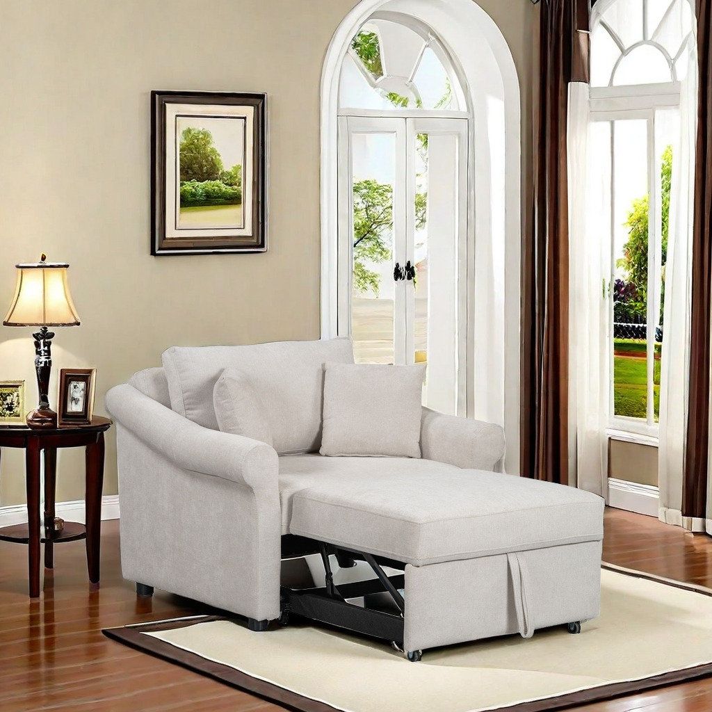 Alcott Hill® Demicheal Chenille Sofa Bed Convertible Sleeper For Living ... with regard to Transforming Small Spaces with a Convertible Chenille Sofa Bed