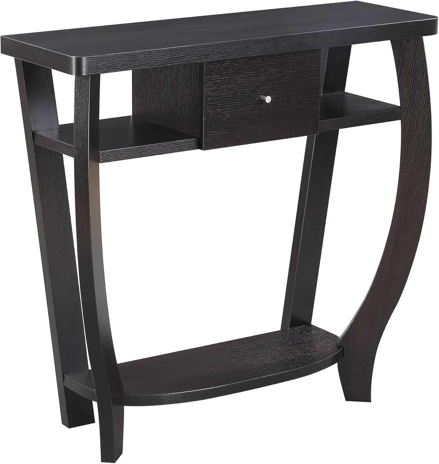 Amazon.com: Convenience Concepts Newport 1 Drawer Dorchester Console ... pertaining to Beyond the Look Understanding the Craftsmanship of the Newport Dorchester Console Table
