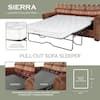 American Furniture Classics Sierra Lodge 88 In. Brown/Rust Microfiber 4 ... regarding What to Know Before Investing in the Sierra Lodge Microfiber Sleeper Sofa