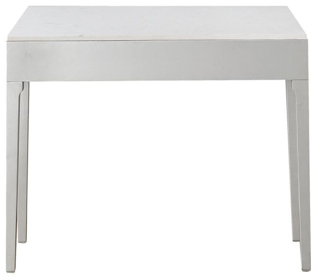 Antiqued Silver Finish Mirror Console Table - Contemporary - Console ... for Antiqued Silver Finish Console Table