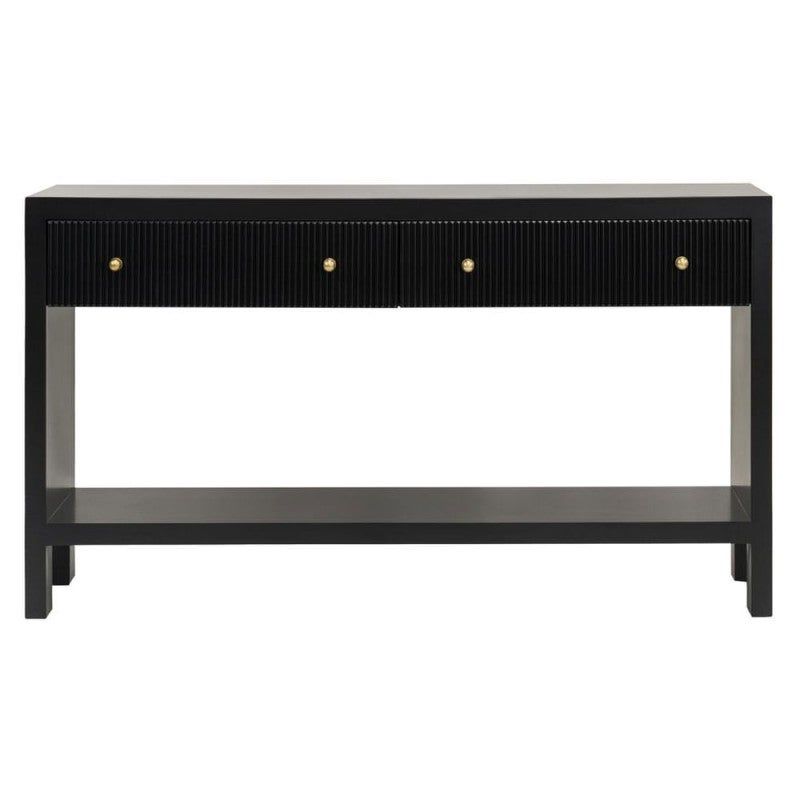 Ariana Console Table, 140Cm, Black in Aina Black Collection, Console Table