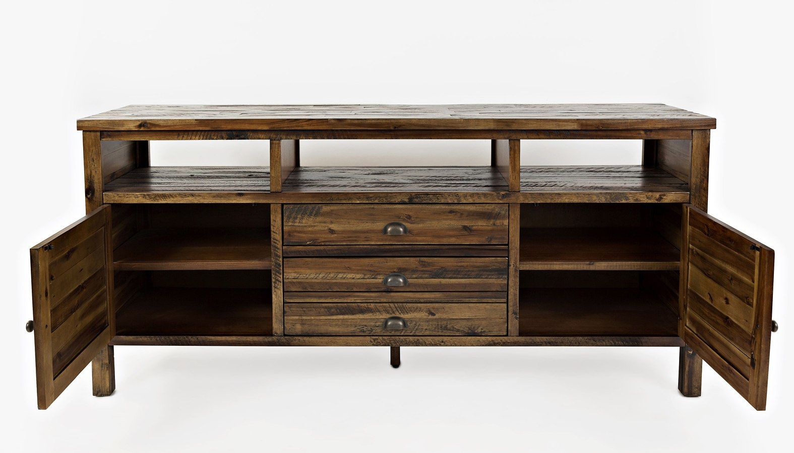 Artisans Craft 70 Inch Media Console (Dakota Oak) By Jofran Furniture ... with regard to A Deep Dive into the Design and Functionality of the Dakota Oak Craft Console