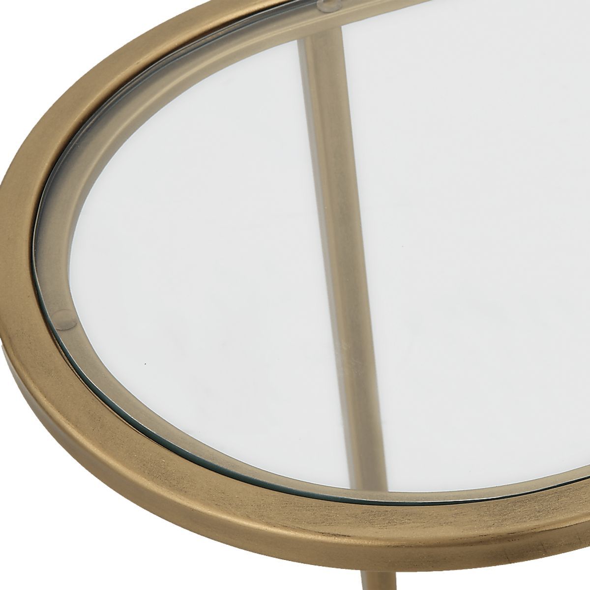 Ayna Gold Colors,Metal Nesting Table, Set Of 2 | Rooms To Go for Beyond the Surface What Makes These Iron and Glass Tables Unique