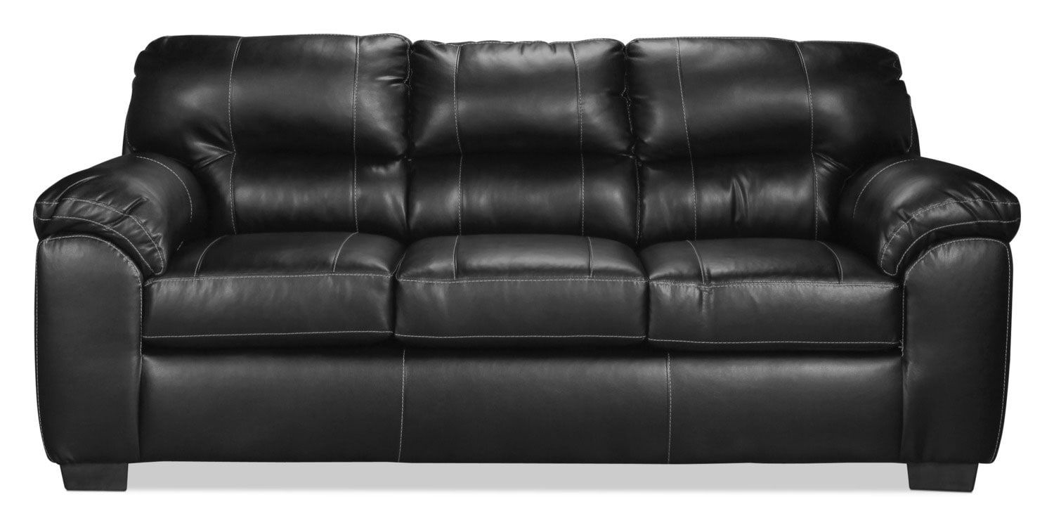 Black Leather Sofa Sleeper Bed At Rosalyn Coe Blog within Radella 69"W Convertible Sleeper Sofa, Black Pu Leather