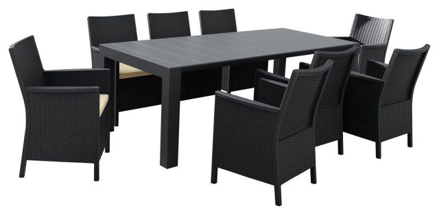 Compamia California Extendable 9-Piece Dining Set - Tropical - Outdoor ... within Style Inspiration for Your Compamia California Extendable 9-Piece Set