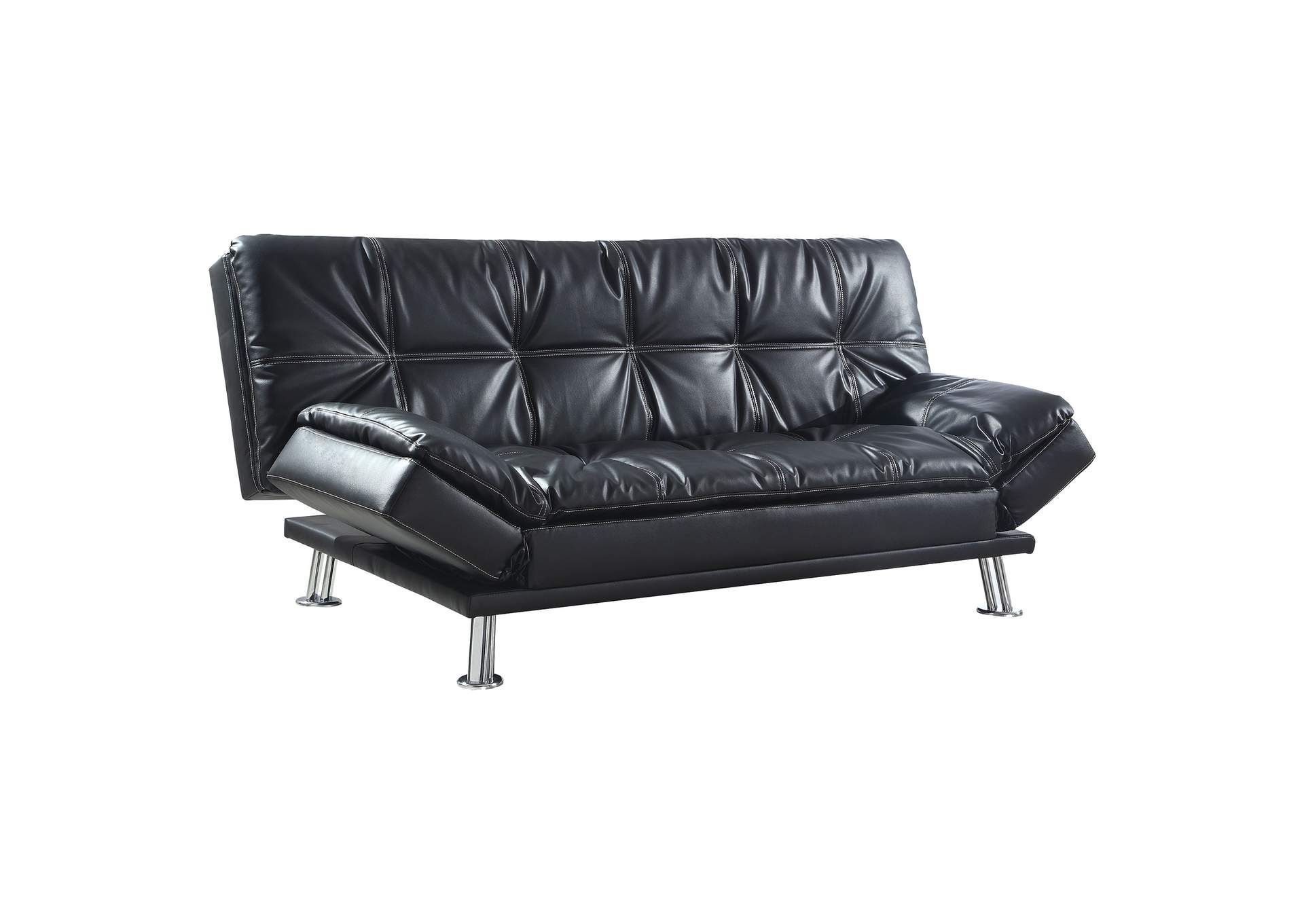 Dilleston Upholstered Tufted Convertible Sofa Bed Black for Making the Most of Your Space With a Chic Black Tufted Sofa Bed