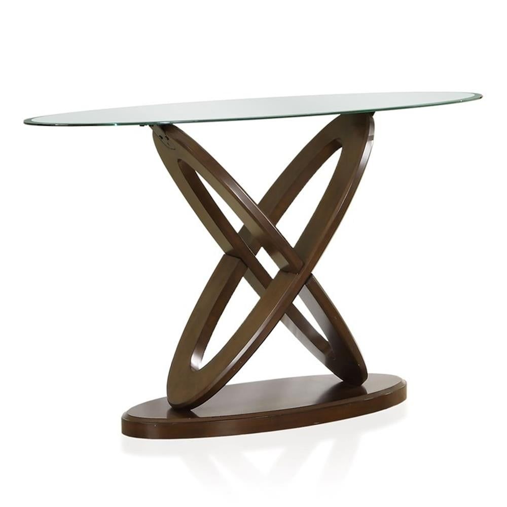 Furniture Of America Darbunic Contemporary Wood Console Table In Dark ... with regard to Furniture Of America Darbunic Contemporary Wood Console Table In Dark Walnut