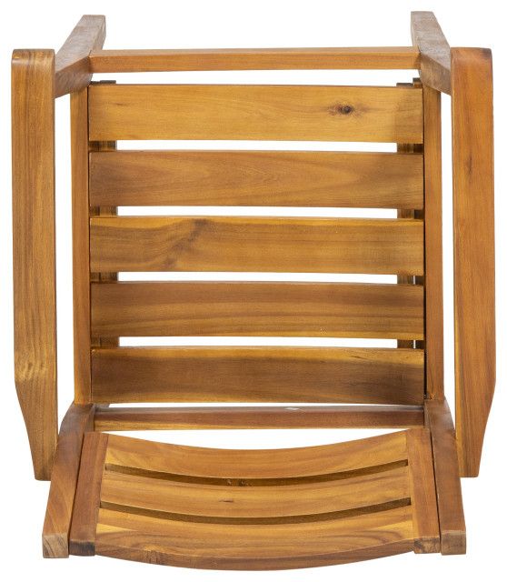 Gdf Studio 7-Piece Renee Outdoor Acacia Wood Dining Set - Transitional ... throughout The Vilamari Dining Set by GDF Studio Your Guide to Outdoor Entertaining