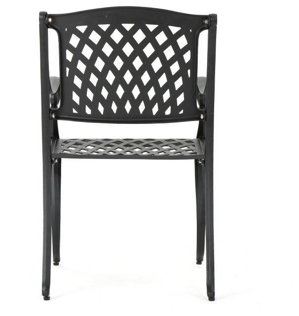 Gdf Studio Marietta Outdoor 5-Piece Cast Aluminum Dining Set ... pertaining to Gdf Studio Marietta Outdoor 5-Piece Cast Aluminum Dining Set