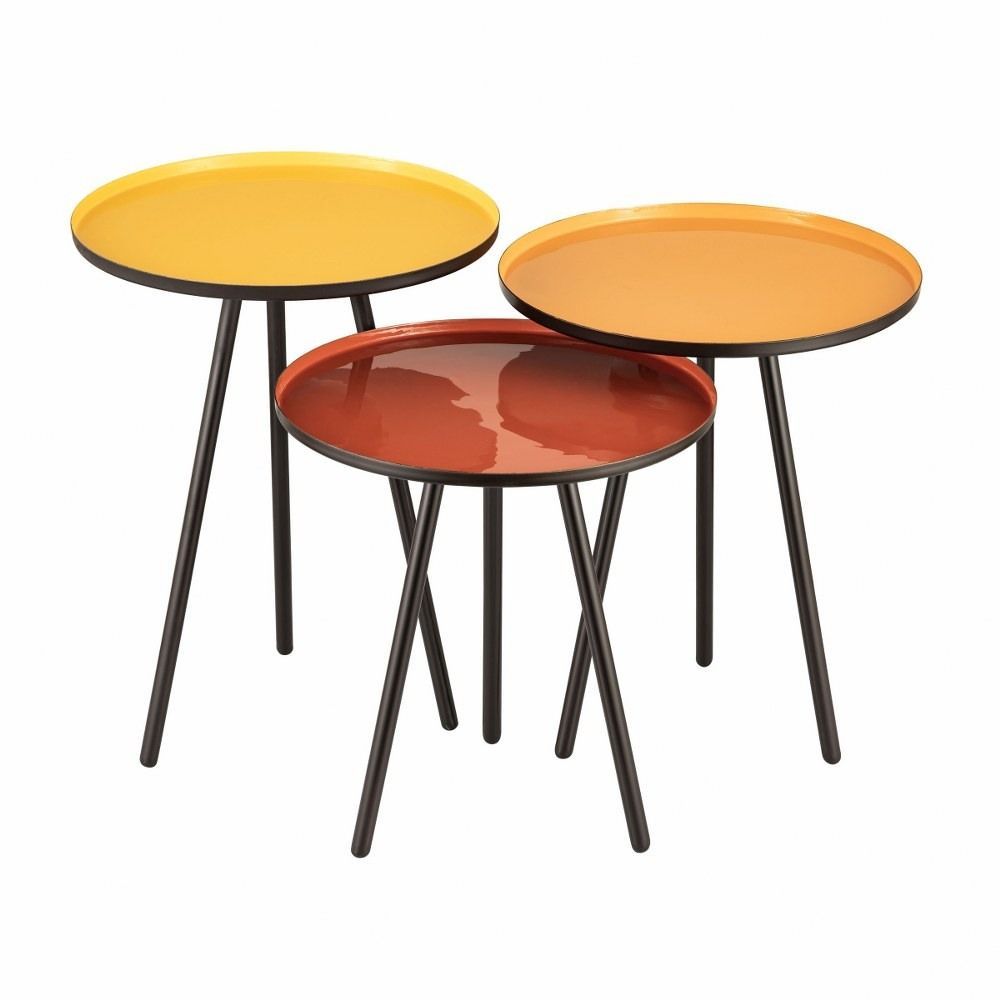 Gregg - 21 Inch Accent Table (Set Of 3) | Accent Table, Coffee Table ... with How Blue Gregg Accent Tables Can Elevate Your Living Space