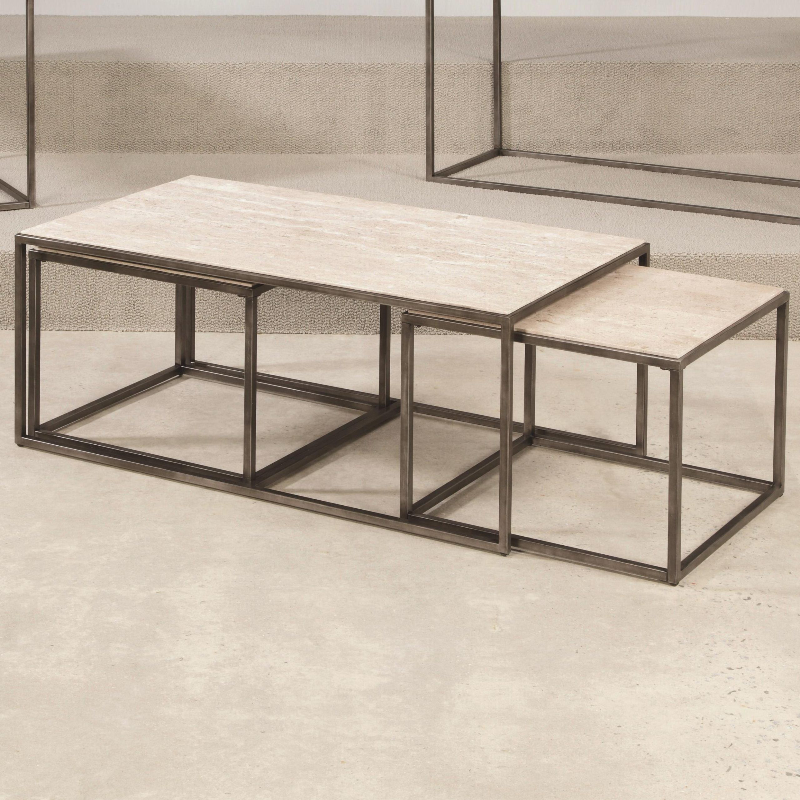 Hammary Modern Basics Rectangular Cocktail Table With Bronze With ... with Exploring the Aesthetic Appeal of the Hammary 190-910 Cocktail Table