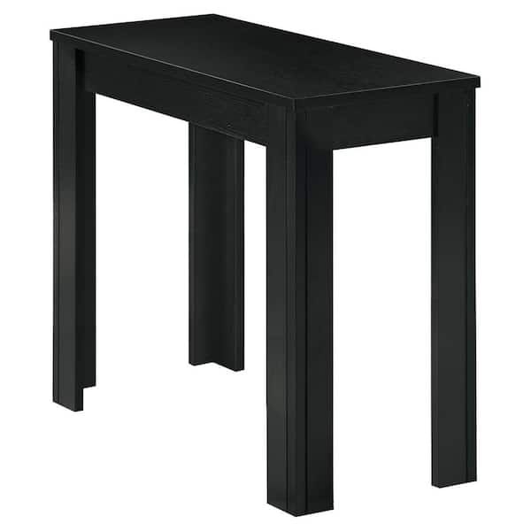 Homeroots Jasmine 21.5 In. Black Particle Board, Laminate And Mdf Accent Table 333035 - The Home ... inside Your Guide to the HomeRoots 32.5" Particle Board Accent Table With Black Legs