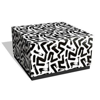 "Intertwined " Reverse Printed Beveled Art Glass Cocktail & Lamp Table With Black Plinth Base ... pertaining to Intertwined I, Iibeveled Art Glass Cocktail Table, Side Table
