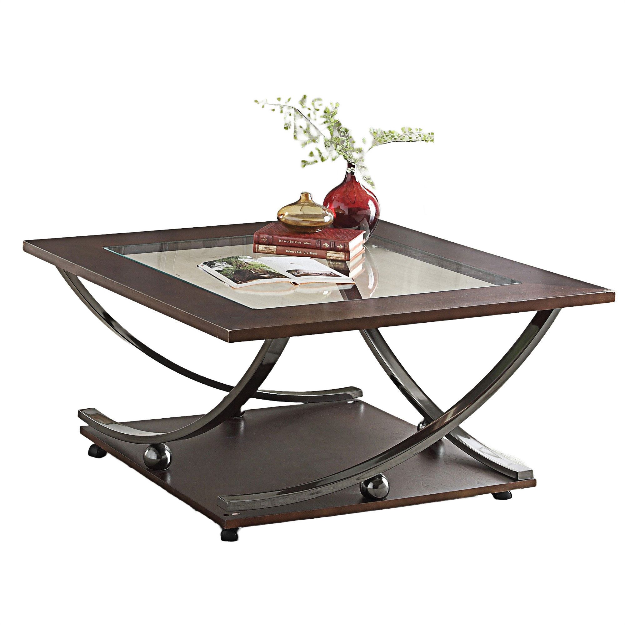Latitude Run® Isiah Clear Glass & Black Nickel Finish Coffee Table ... with Designing with Isiah Coffee Table Black Nickel Clear Glass A Practical Guide