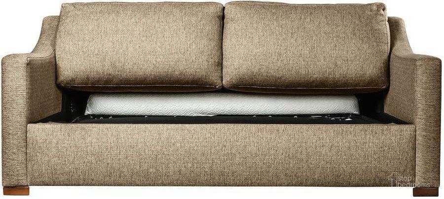 Nativa Interiors Ashley Sleeper Sofa 80 Inch Flax With Premium Memory ... inside Ashley Sleeper Sofa 80", Brown, Premium Memory Foam Mattress