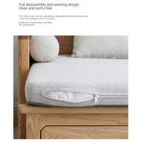 North American Solid Wood Multifunctional Storage Sleeper Sofa ... inside North American Solid Wood Multifunctional Storage Sleeper Sofa, Storage Type Log Linen Gray 82.7X33.7 - 52.6X34.7
