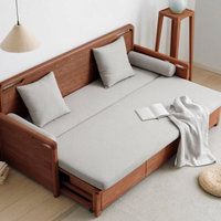 North American Solid Wood Multifunctional Storage Sleeper Sofa ... pertaining to Finding Comfort and Convenience A Deep Dive into Solid Wood Sleeper Sofas