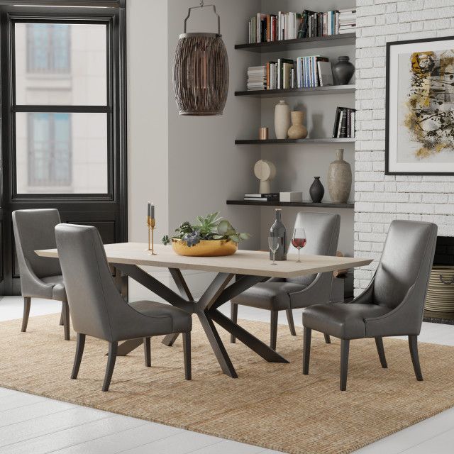 Parker House Crossings Monaco Dining Rectangular Dining Table ... within Parker House Crossings Monaco Rectangular Nesting Cocktail Table
