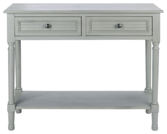 Piper 2 Drawer Console Table Distressed Gray - Traditional - Console Tables - By V.s.d Furniture ... with Styling Your Space with the Phebe 4 Drawer Console Table Distressed Greige