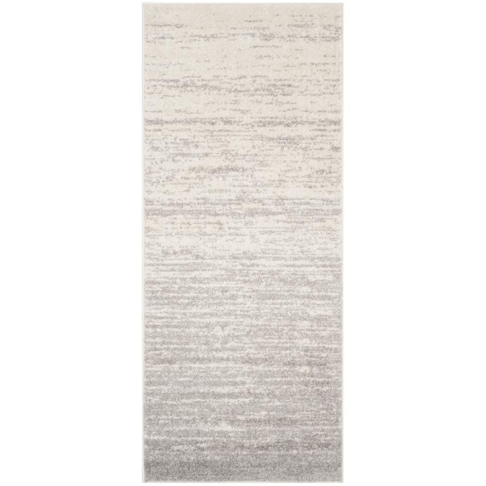 Safavieh Adirondack Ivory/Silver 3 Ft. X 6 Ft. Runner Rug-Adr113B-26 - The Home Depot intended for Adirondack, Ivory / Silver, 3' X 5', Area Rug, Adr101B-3