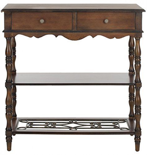 Safavieh American Home Collection Fiona Dark Brown Console Table ... for Exploring the Versatility of the Safavieh Katie Wood Console Table