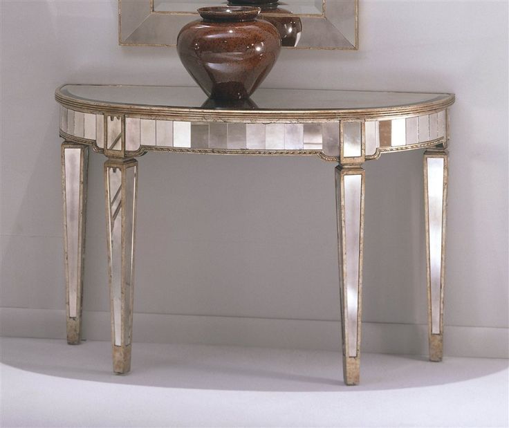 Top 20 Of Antique Mirror Console Tables for Exploring the Craftsmanship Behind Antiqued Silver Finish Console Tables