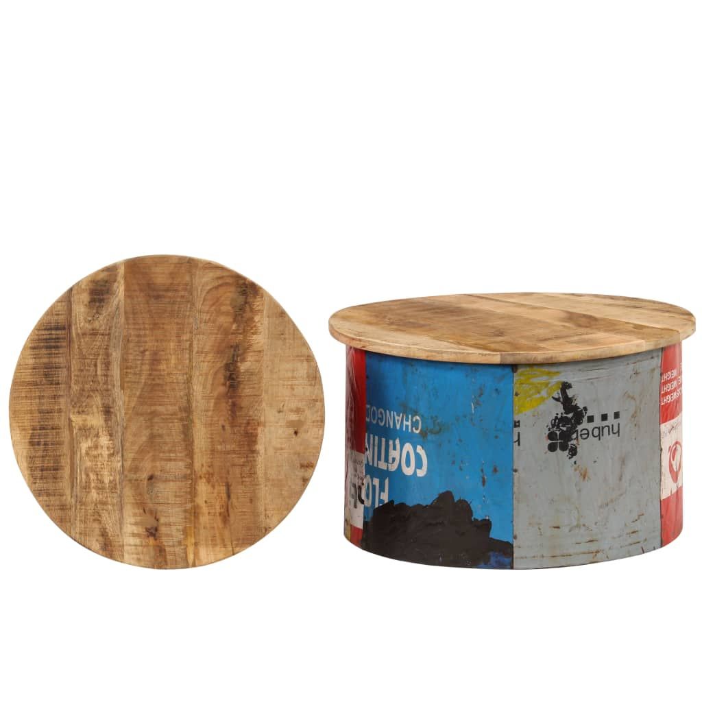 Vidaxl Coffee Tables 2 Pcs Solid Mango Wood | Vidaxl.com throughout Vidaxl 2-Piece Coffee Table Set Solid Mango Wood