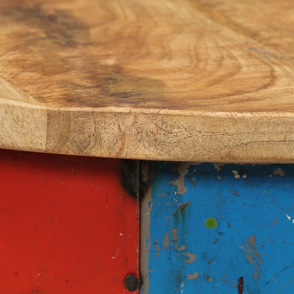 Vidaxl Coffee Tables 2 Pcs Solid Mango Wood | Vidaxl.com with regard to A Deep Dive into the Natural Character of Mango Wood Coffee Tables