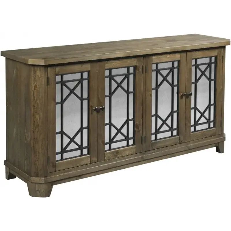 090-902 Hammary Furniture Hidden Treasures Rustic Door Console for Hammary Hidden Treasures Drawer Console, Oak 090-640