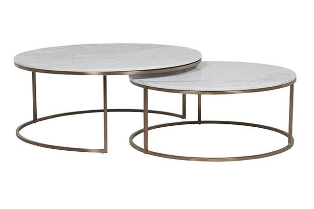 10 Collection Of Contemporary Nesting Coffee Table Round in A Closer Look at the Domini Nesting Round Cocktail Tables 2-Piece Set