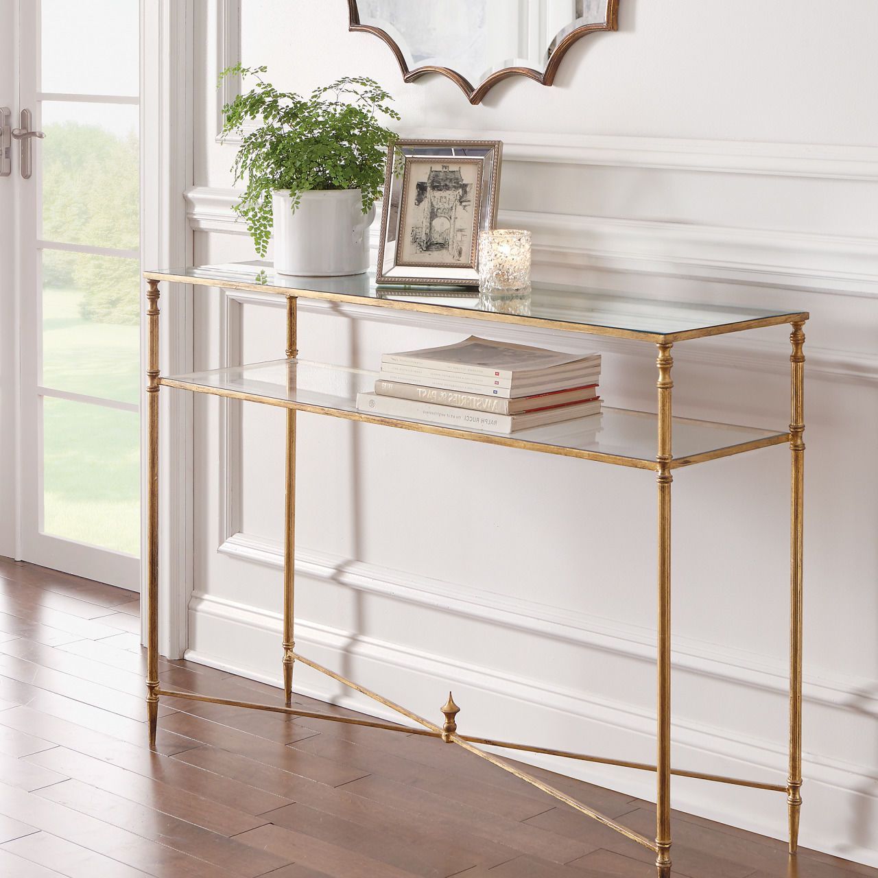 10 Collection Of Gold Console Tables with regard to The Artisan Craft Behind Elmore Console Table and Its Golden Elegance
