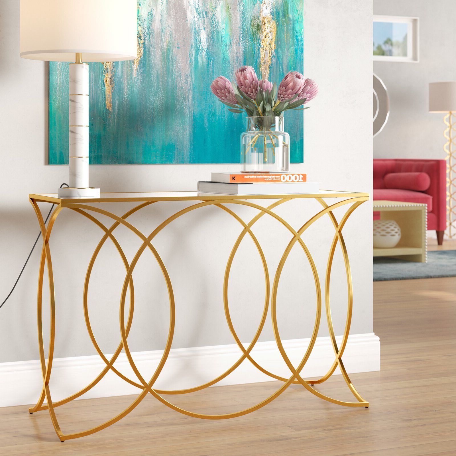 10 Ideas Of Geometric Console Tables with Dorothy Geometric Consoletable
