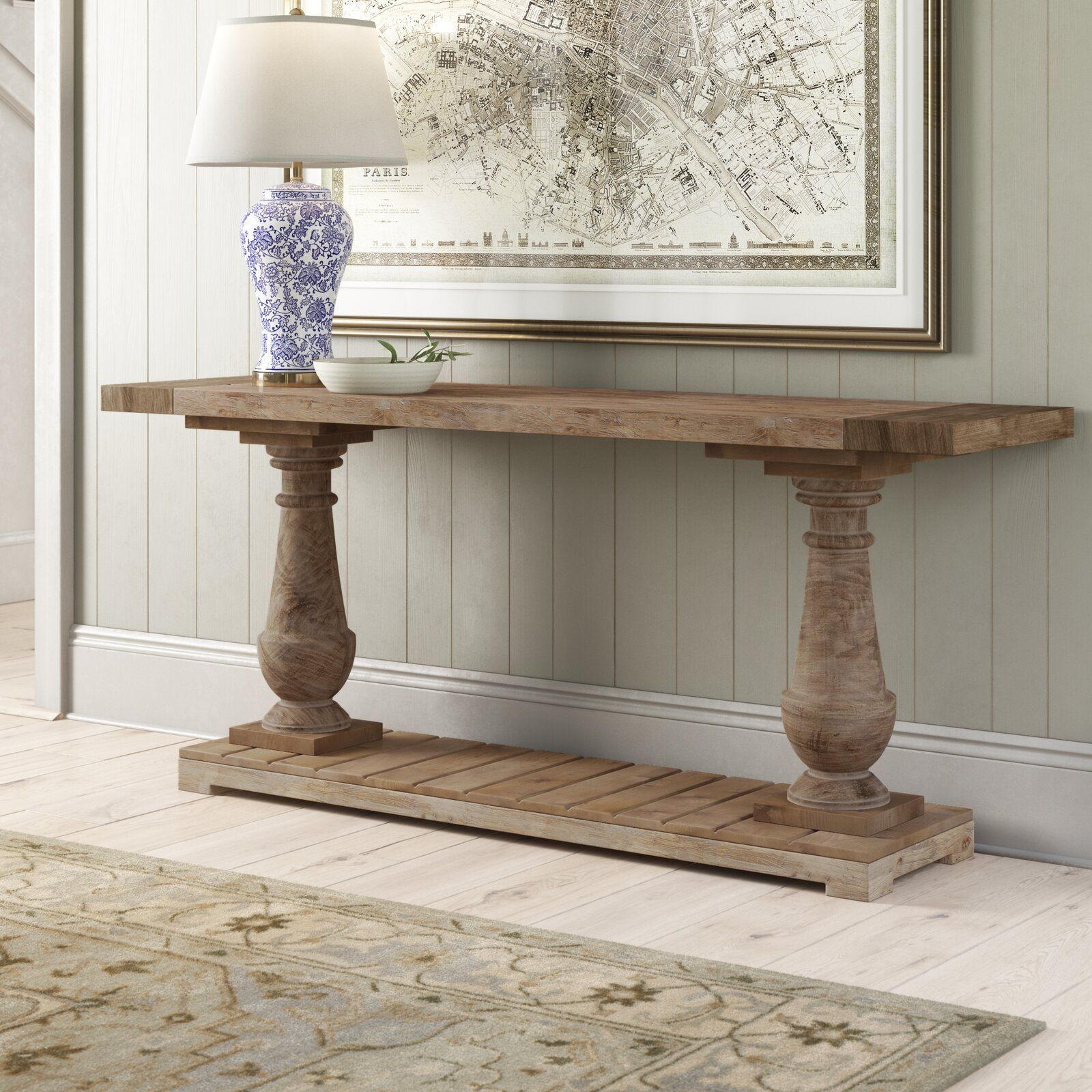 15 Gorgeous Entryway Table Ideas To Inspire Your Next Project - Décor Aid with regard to Solid Wood Console Table With Butcher Block Top And Elegant Curved Base