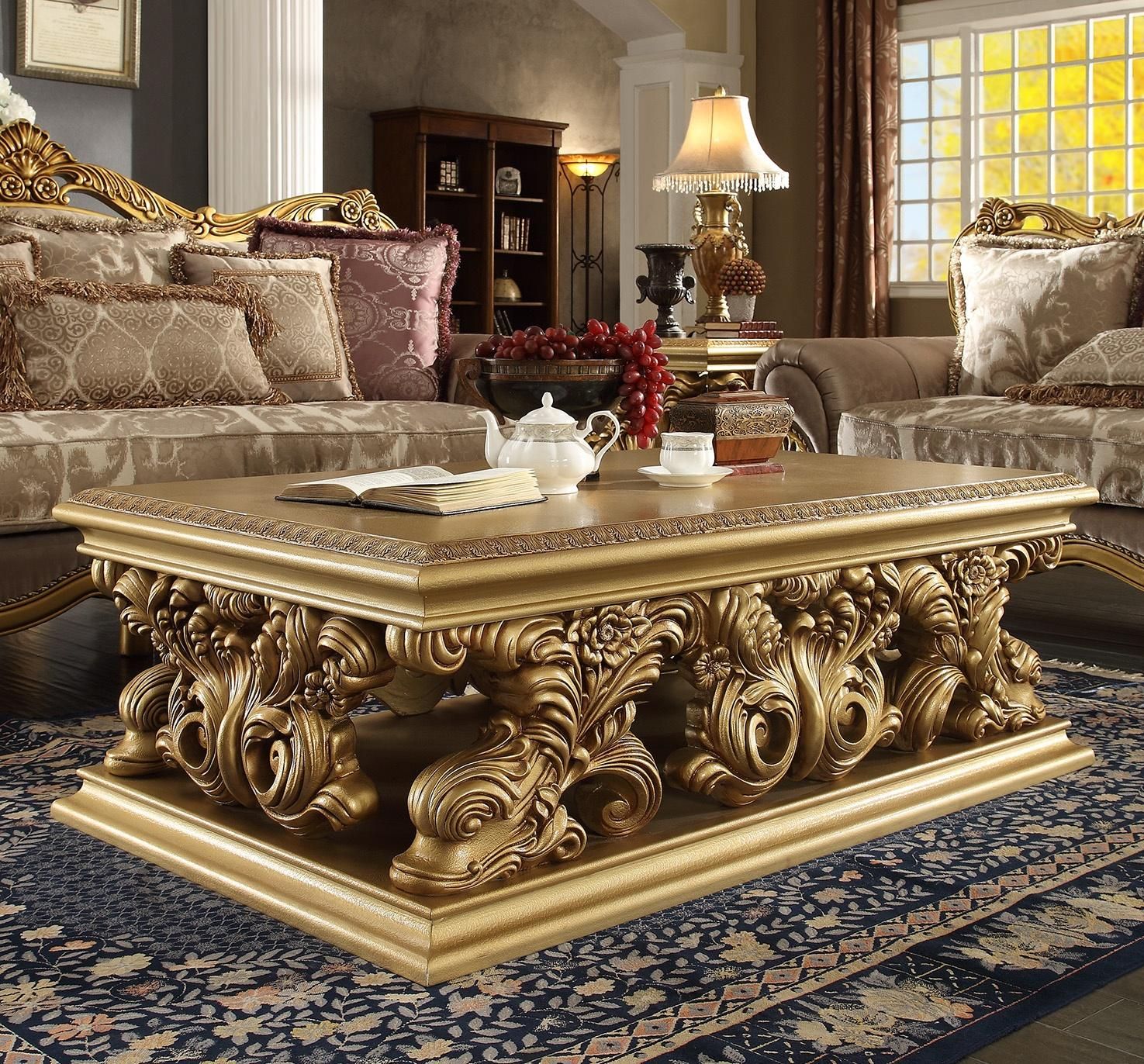 15 The Best Shine Bright: Understanding The Appeal Of Gold Coffee Tables in Design Considerations for Petal Finished Iron Coffee Tables in Contemporary Spaces