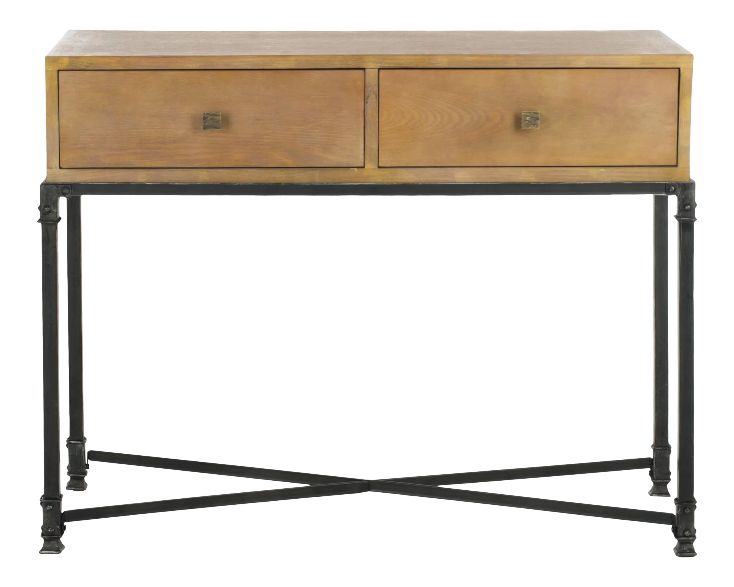 2 Drawer Console In Natural | Chairish with regard to Dean 2 Drawer Console, Cof5701C