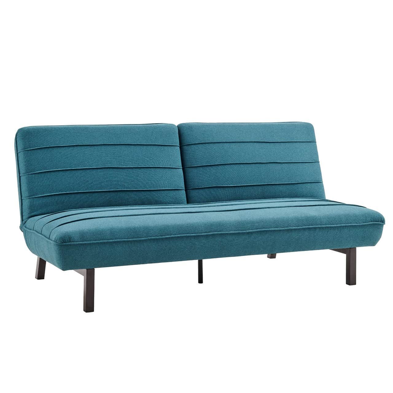 3 Seater Sofa Bed Blue | Decor Essentials within Rosa Sofa Bed , Blue