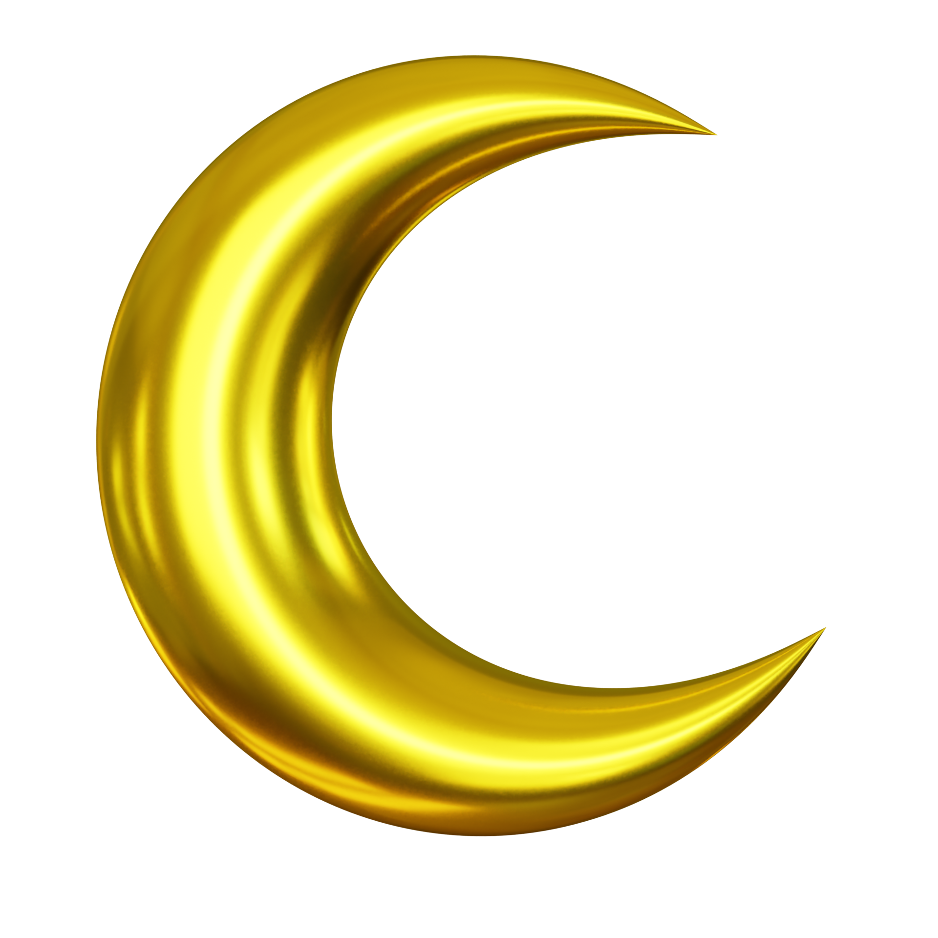 3D Golden Crescent Moon 11577782 Png intended for How Crescent Nesting Tables Can Transform Your Living Space