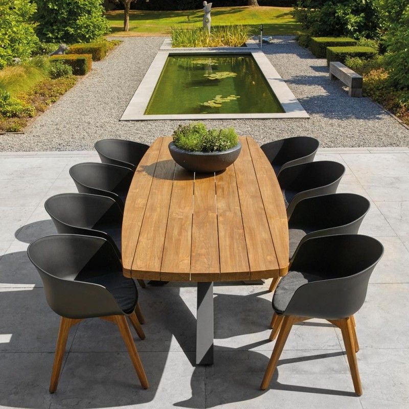 8 Seater Metal Garden Furniture | Fasci Garden regarding Laura Outdoor Aluminum 8 Seater Dining Set