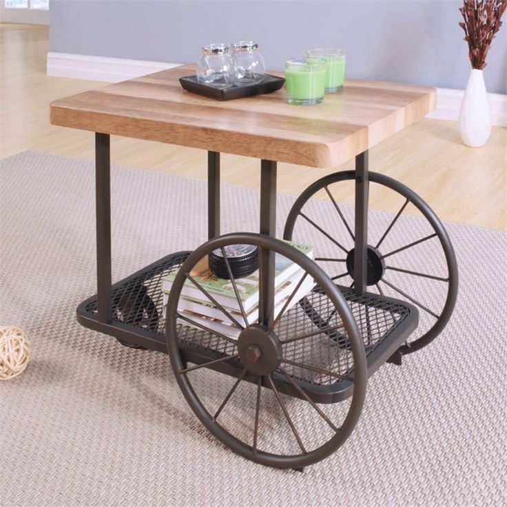 Acme Francie End Table In Oak And Antique Gray | End Tables, Wooden ... with Understanding the Appeal of Francie Sofa Table in Oak and Antique Gray Finish