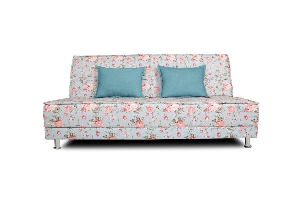 Adorn India Roselyn 3 Seater Sofa Cum Bed Digitel Print (Aqua Blue) At ... regarding The Hidden Benefits of Investing in Quality Sofa Bed Furniture