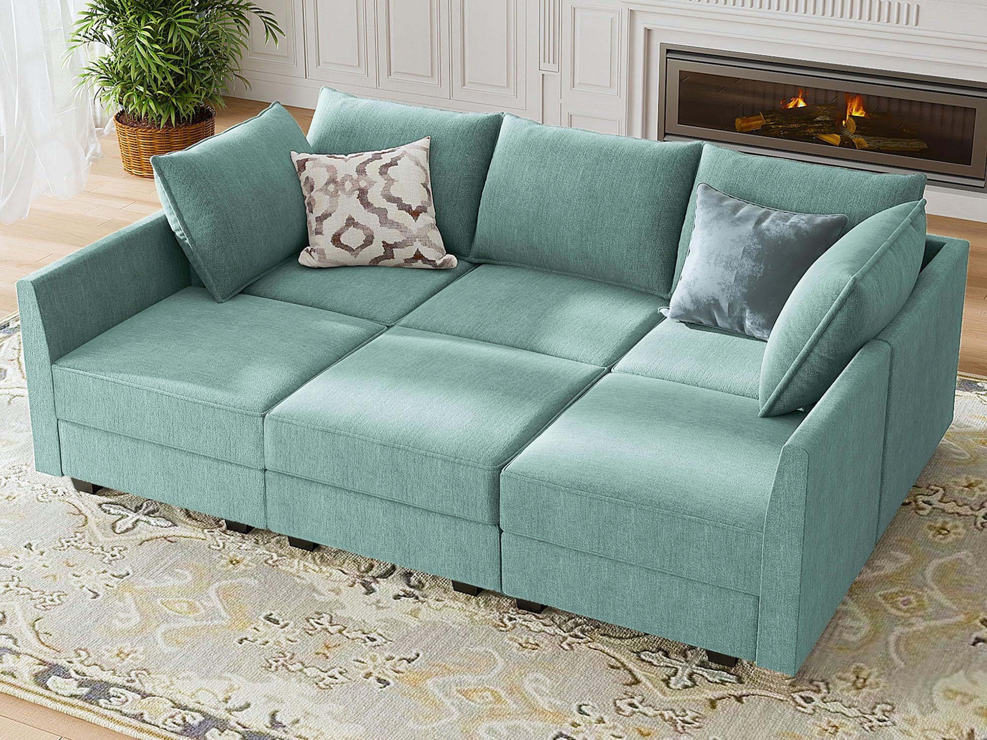 Amazon.com: American Furniture Classics Coastal Aqua Series Sofas ... with regard to The Comfort and Style of the Coastal Aqua Series Sleeper Sofa