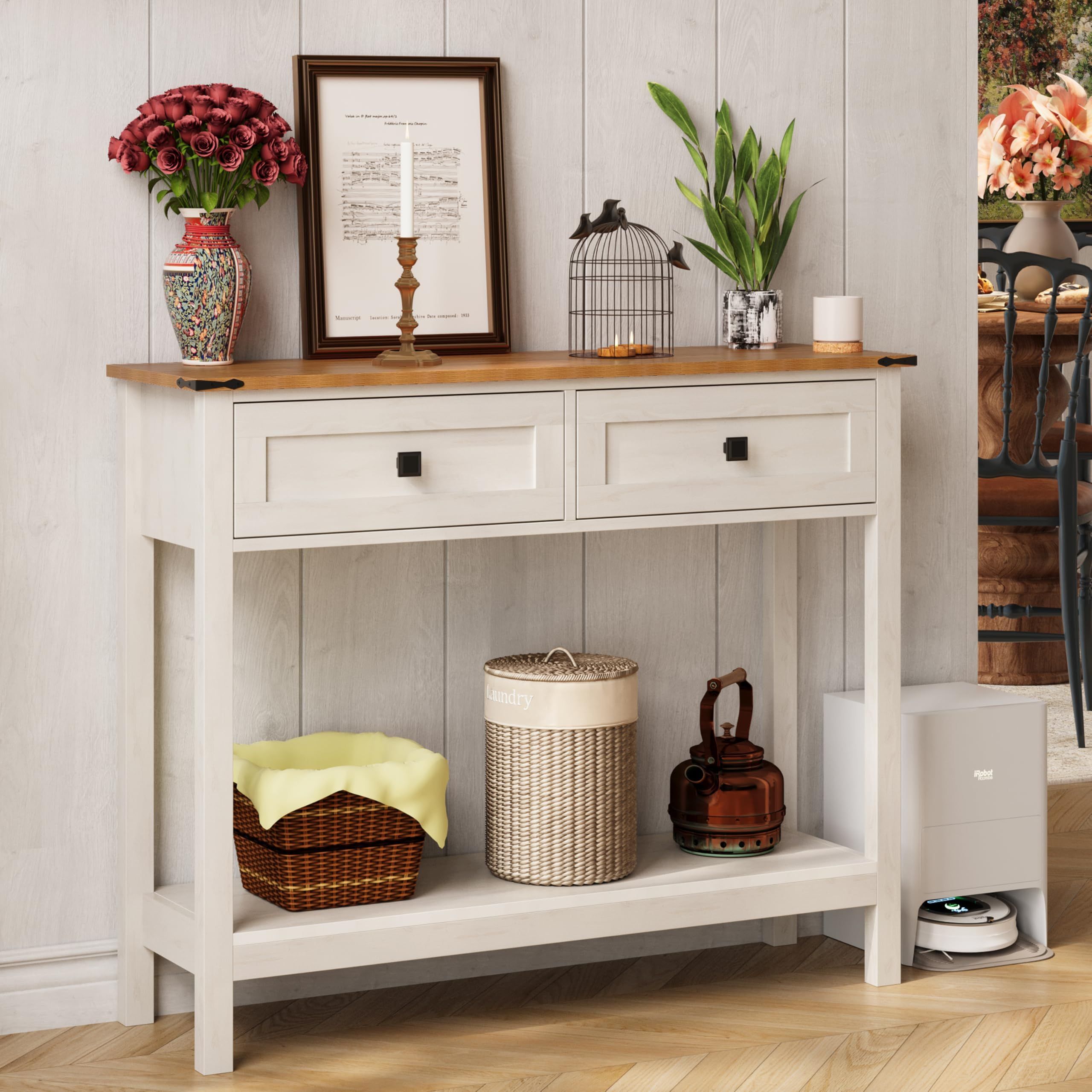 Amazon.com: Safavieh Home Collection Christa Vintage Grey 3-Drawer ... within Understanding the Versatility of Christa Sofa Tables in Modern Living Spaces