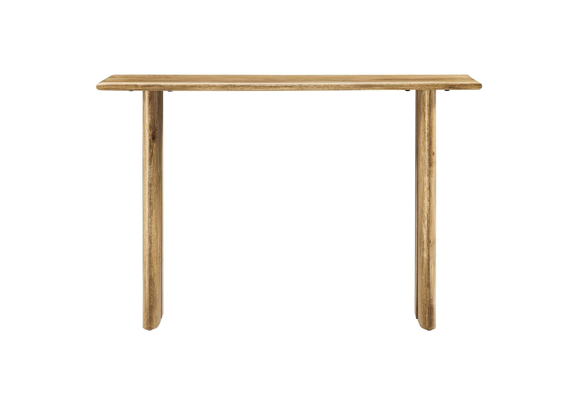 Amistad Wood Console Table within Discovering the Unique Grains and Tones of Oak in Amistad Console Tables