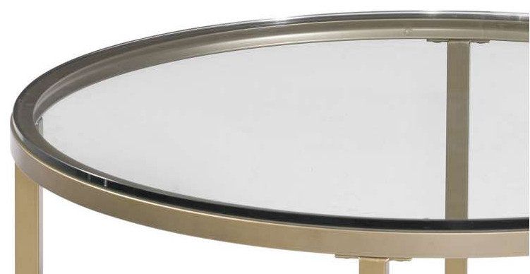 Anderson Round Cocktail Table - Antique Gold - Contemporary - Coffee ... with Understanding the Legacy of Harrison Round Cocktail Table Antique Gold Designs