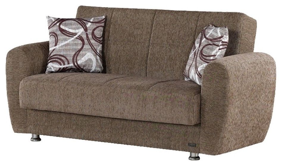 Beyan Signature Colorado 61" Chenille Convertible Sleeper Loveseat In ... for Beyan Signature Arizona 62" Chenille Convertible Sleeper Loveseat In Smoky Gray